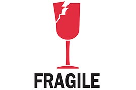 fragile label