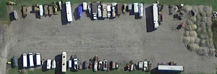 aerial picture of outdoor lot