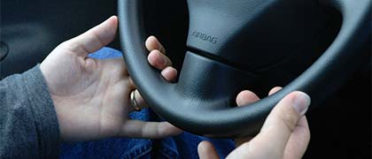 truck steering wheel